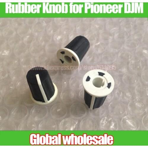 2pcs Rubber Knob Cap Diameter 16MM * 19MM for Pioneer DJM / half-Axle Potentiometer Knob Black