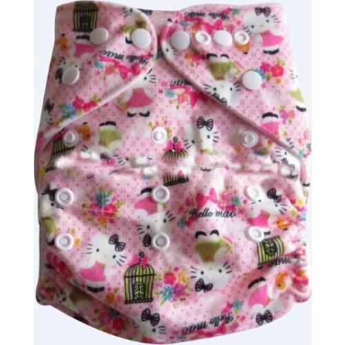 2015 Naughtybaby Supper Soft Minky cartoon print reusable waterproof cloth nappy without insert 100pcs/lot HB45