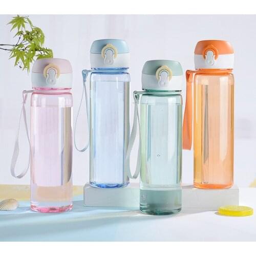 500ML Water Bottles Shaker Leakproof Portable Tour Outdoor Sport Direct Drinking Bottle Plastic Eco-Friendly Drinkware Bottle