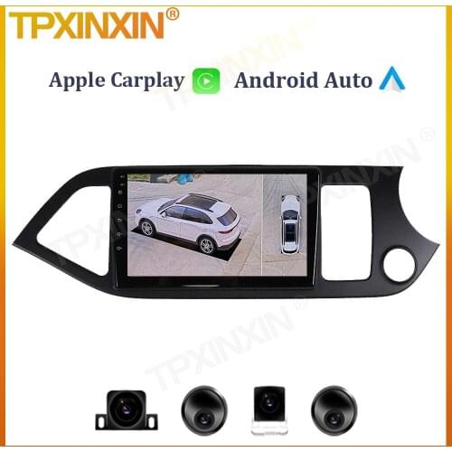 6+128G For Kia Morning 2 Picanto 2011 - 2017 Android Car GPS Navigation Multimedia Player Radio Bluetooth Stereo WiFi System
