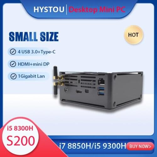 6 Core i9 9880H mini pc 12 Thread Mini computer Windows 10 License intel Core i7 9850H Max 32GB RAM Mini DP port Nvme Gaming PC