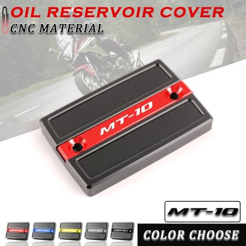 Motorcycle Accessories CNC Master Cylinder Front Brake Fluid Reservoir Cover Cap For Yamaha MT10 MT 10 MT-10 2015-2019
