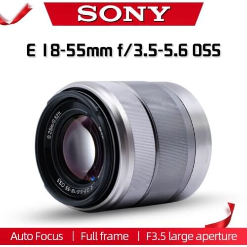 Sony E mount bayonet 18-55mm f / 3.5-5.6 OSS sel APS frame standard zoom camera digital professional portrait lens