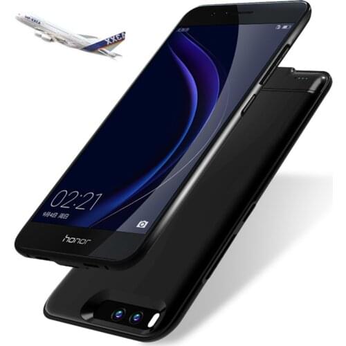 For huawei honor 8 Battery Case 6000 Mah Metal Frame Backup Charger Cover Pack Power Case Bank For huawei honor 8 Battery Case