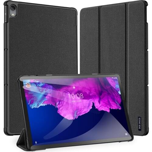 PU Leather Tablet Cover For Lenovo Tab P11 Case Anti-fingerprint Trifold Stand Magnet Protective Tablet Case For Lenovo Tab P11
