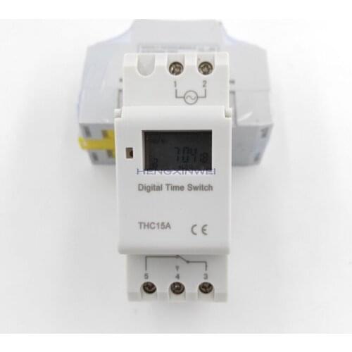 THC15A AHC15A Digital Programmable Timer Switch Tp8a16 AC/DC Microcomputer Time Relay Repeat Programs With 16 ON/OFF