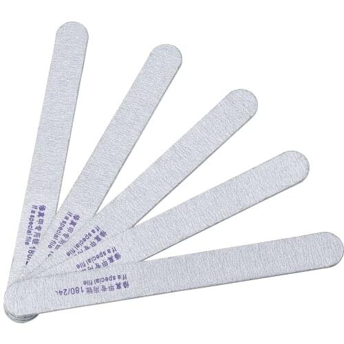 Monja Double Sided Nail Art File 180/240 Buffing Polishing Sanding Oval Grit Nail Buffer Block For Gel Polish Manicure Tool