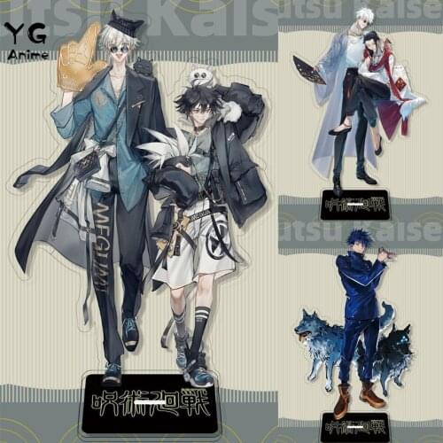 Anime Jujutsu Kaisen Figure Yuji Itadori Cosplay Acrylic Accessorie Stand Model Plate Desk Decor Standing Sign Keychain Gift hot