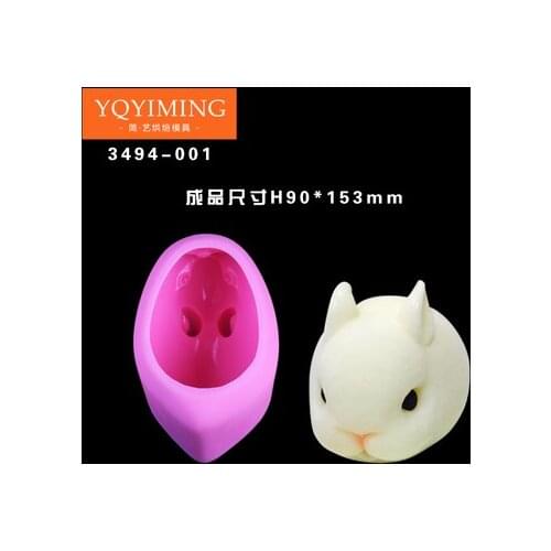 Wholesale/retail,free shipping, clay cake mould Mousse mold three-dimensional dessert rabbit duck bear