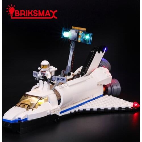 BriksMax Led Light Up Kit For 31066 Creator Space Shuttle Explorer , (NOT Include Model)
