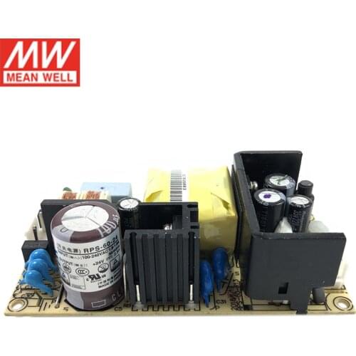 MEAN WELL RPS-60-24 2.5A 24V 60W Reliable Green Medical Grade Open Frame Switching Power Supply Meanwell PCB power unit PSU