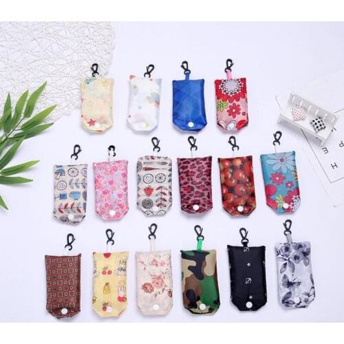 Multicolor Foldable Shopping Bags Reusable Grocery Bag Portable Portable Home Storage Pouch LX7442