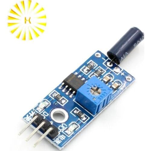 Vibration Sensor Module Vibration Switch Alarm Module for arduino Diy Kit Connector