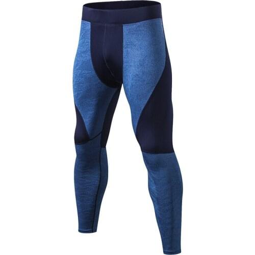 Mens Compression Pants, Cool Dry Long Base Layer Leggings, Sport Fitness Underwear Tights