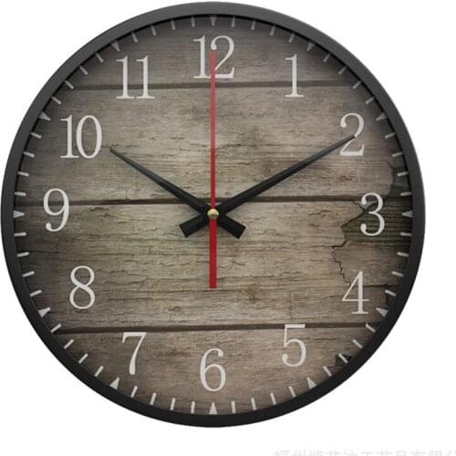 2020 New Nordic living room silent wall clock metal creative watch iron clock