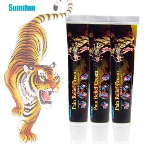 Sumifun 3Pcs New Black Tiger Balm Ointment Rheumatoid Arthritis Treatment Lumbar Spine Pain Relief Cream Chinese Medical Plaster