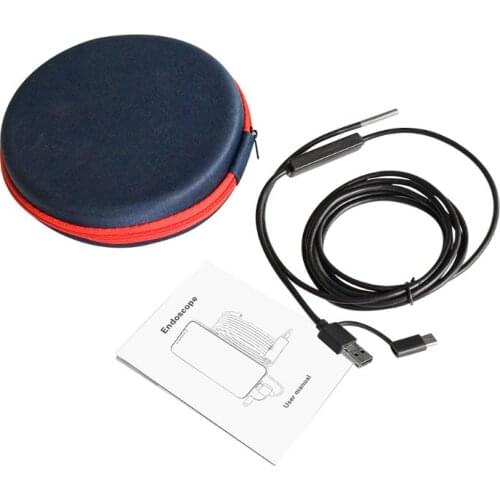 New USB Endoscope 3 in 1 Borescope 3.9mm Waterproof for Android Phone Windows PC Mac qyh