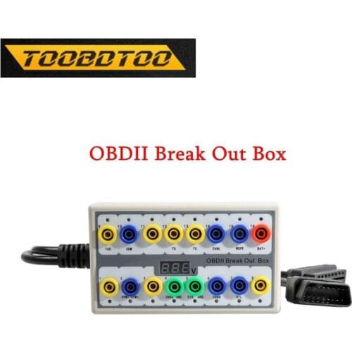 OBDII OBD2 Breakout Box Car OBD 2 Break Out Box Car Protocol Detector Auto Can Test Box Automotive Connector Car-detector