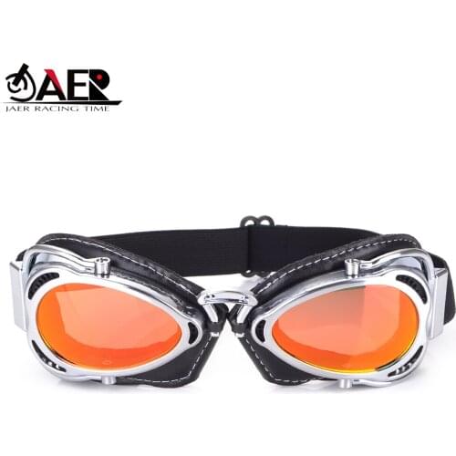 Super bike Ski Goggles Glasses Retro Motorcycle Goggles Vintage Protective Off-Road Riding style Steampunk Glasses