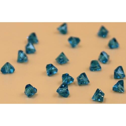 Wholesale 6mm 100pcs Triangle Austria Crystal Beads For Jewelry Making DIY Handmade Bracelet