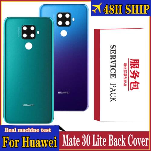 Original Battery Cover for Huawei Mate 30 Lite Glass Back housing Replacement Repair Parts Apply to Huawei Nova 5i Pro SPL-AL00
