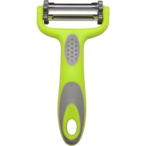 Green Color Good Handheld Fruit Pear Peeler Stainless Steel Handheld Peeler Compact for Dorm