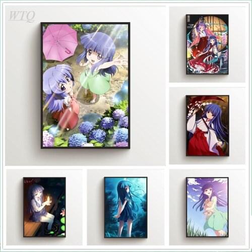 When They Cry Furude Rika Posters and Prints Anime Posters Wall Poster Canvas Painting Wall Decor Wall Art Picture Home Decor