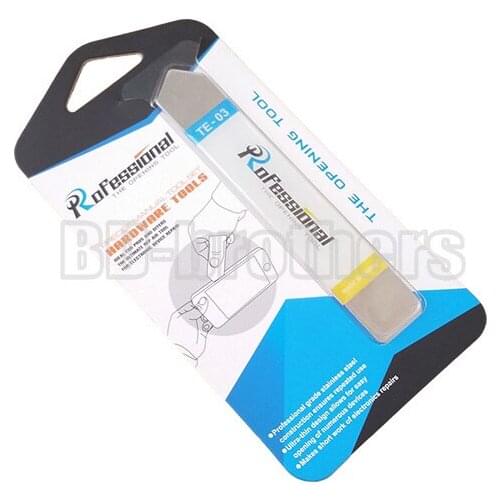 Professional TE-03 Good Quality Soft Thin Styles Repair Pry Mobile Computer Screen to Opening Tools Steel Blade 1000pcs/lot