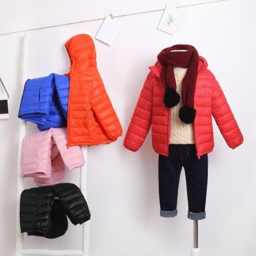 New Light Thin Down Jackets Boys And Girls Childrens Down Coat Childrens Down Parka