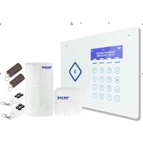 RFID Access control Function SMS GSM Alarm System Bluetooth Remote Control Touch Screen Alarm