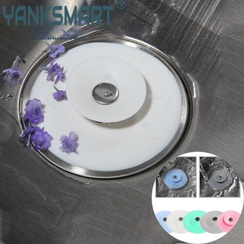 Bathroom & Kitchen Sink Pop Up Drains Seau Nettoyage Sol 5 Color Drains Rubber Floor Drain Laundry Water Stopper Tool Toilet