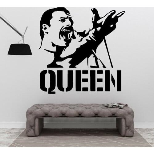 Modern Wall Stickers Queen Band Vinyl Wall Decals Home Decor Nursery Kids Room Fashion Music Bar Window Door Wall Paper 3594