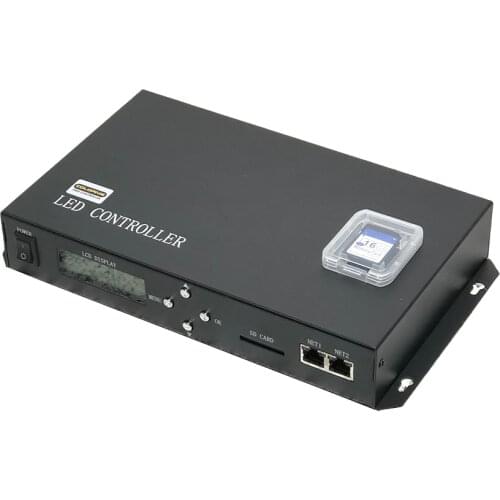 H803TC LED Online Offline Master Controller RGB Pixel Controller Work with Madrix Jin! Drive 170000 Pixels