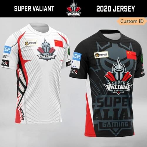 CSGO E-Sports Player Jersey Uniform Team SV Jerseys T-Shirt Customized ID Fans Game Tshirt Men Women Custom Name Tee Shirt