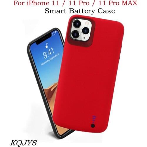 KQJYS External Power Bank Battery Charger Case For iPhone 11 11 Pro 11 Pro Max Battery Case Portable Battery Charging Cover Case