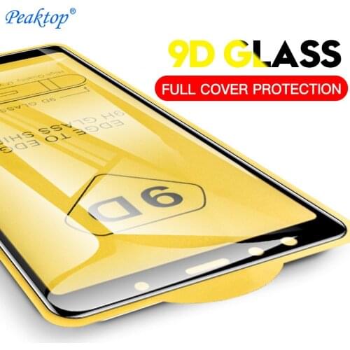 9D Curved Protective Glass For Samsung Galaxy A3 A5 A7 2017 A6 A8 Plus 2018 A9 Star A6S A9S Full Screen Protector A8 Plus Glass