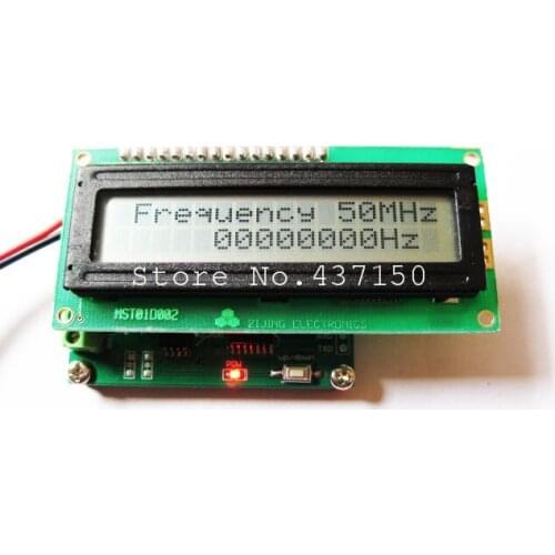 1PCS X ,Precision frequency meter frequency 10MHz-2.4GHz / LF 0-50MHz, Free Shipping