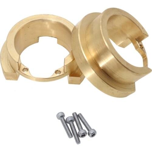 2PCS Trx4 Brass Counterweight Balance Weight Portal Drive Housing for 1/10 Rc Crawler Traxxas Trx-4 Trx4 82046-4