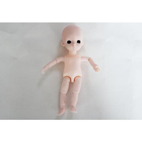 3pcs/lot 17cm BJD DOLL 13 JOINTS MOVABLE FOR KIDS FINDINGS WITH EYES