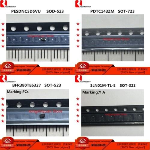 50 pcs/lot PESDNC5D5VU PESDNC5D5 PDTC143ZM PDTC143 BFR380TE6327 BFR380T E6327 3LN01M-TL-E 3LN01M-TL 3LN01M YA 100% New original