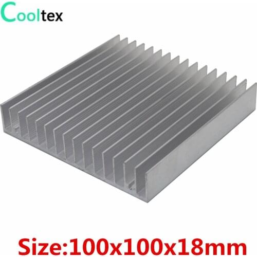 100x100x18mm Aluminum HeatSink heat sink radiator for Electronic Chip VGA RAM LED COOLER cooling
