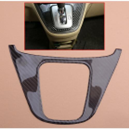 Car Carbon Fiber Inner Gear Shift Box Cover Frame Trim Sticker Fit For Honda CRV CR-V 2007 2008 2009 2010 2011