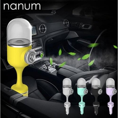 Mini III Car Humidifier 12V Car Aroma Diffuser Humidifiers Air Purifier Freshener Aromatherapy Mist Maker Fogger