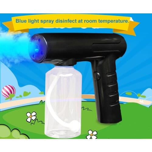 Wireless Gun Disinfectant Sprayer Handheld Blue-ray Nano Steam Sterilization Spray Fogger Sprayer Machine Steam Spray Guns