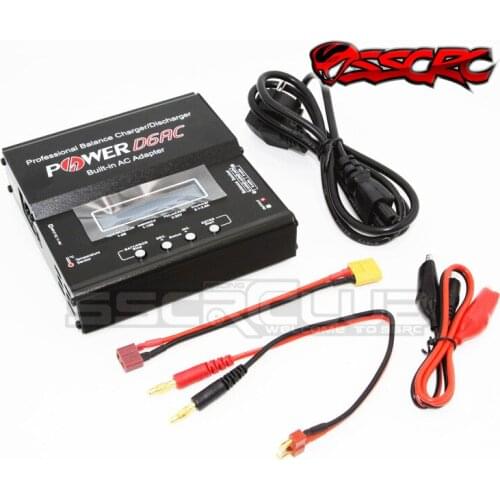 D6AC B6 AC 80W Power RC Battery Balance Charger Discharger for LiPo LiFe LiIon NiMH NiCd