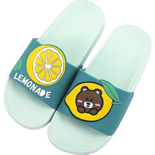 Children Summer New Cartoon Slippers Girls Soft Bottom Fisherman Sandal Boys Girls Bathroom Flip Flops Children Home Shoes