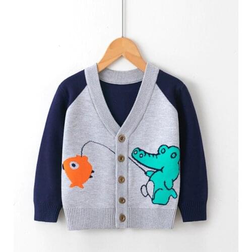 Simplee kids Baby Sweater 2021 Knitting Thick Baby Unisex Cardigan for Autumn Fall