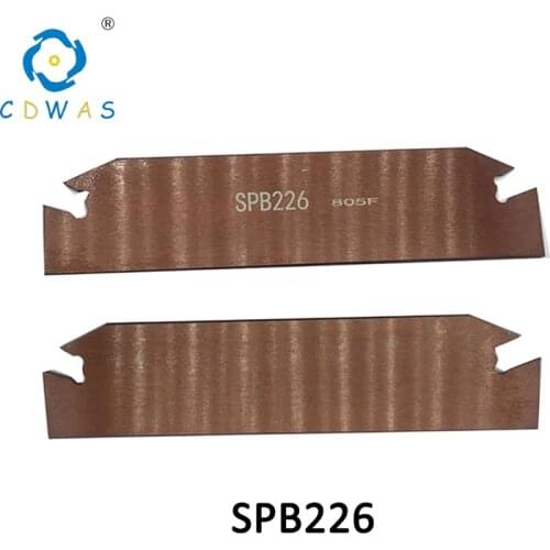 SPB26-2 SPB26-3 SPB26-4 SPB26-5 SPB32-2 SPB32-3 SPB32-4 SPB32-5 SPB32-6 Part Off Blade SPB Cutting Inserts SPB226 Lathe CNC Tool