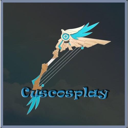 Game Genshin Impact Venti Cosplay Props Weapon Bow Sky Wings Tartaglia Ajax Prop Weapons Crossbow for Halloween Carnival Party
