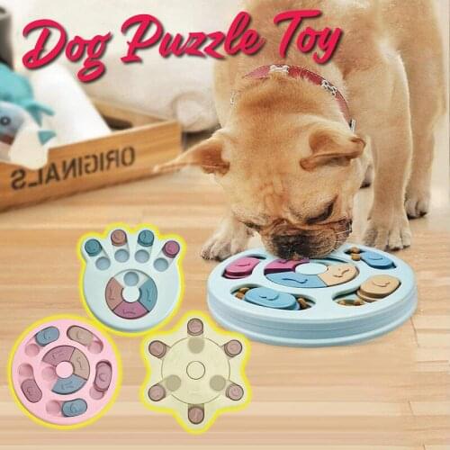 Dog Puzzle Toys Increase IQ Interactive Slow Dispensing Feeding Pet Dog Training Games Feeder For Small Medium Dog Puppy